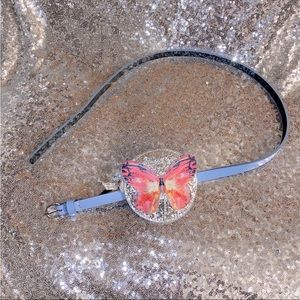 Butterfly coin purse belt